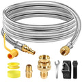 12FT Stainless Steel Quick Connect Propane Hose X84362