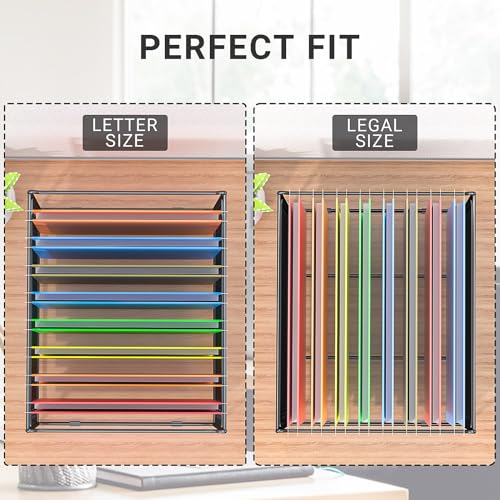 Hanging File Folder Frame for Legal and Letter Size, 1 Pack X287