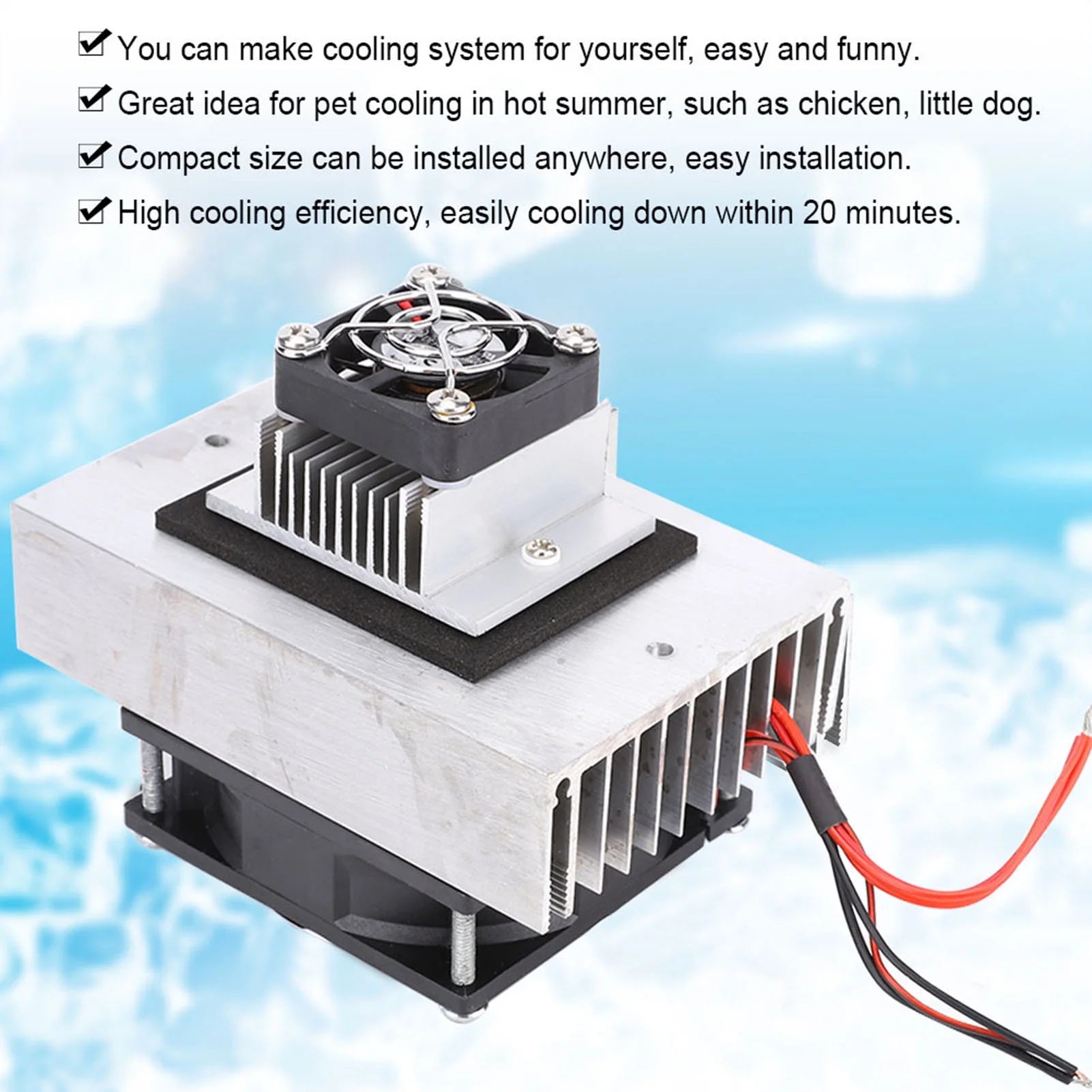 DIY Mini Semiconductor Refrigeration Cooling System Kit DC12V I5305