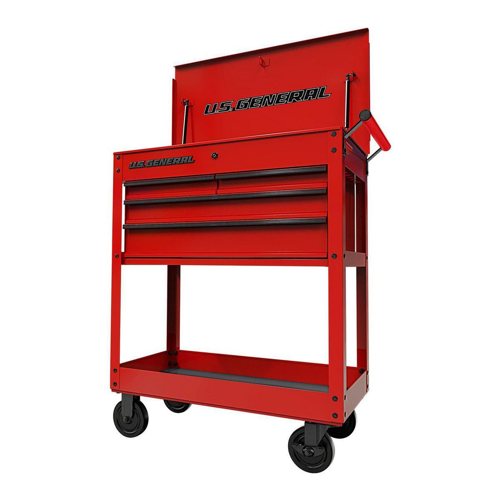 Red 4-Drawer Tech Cart U15633
