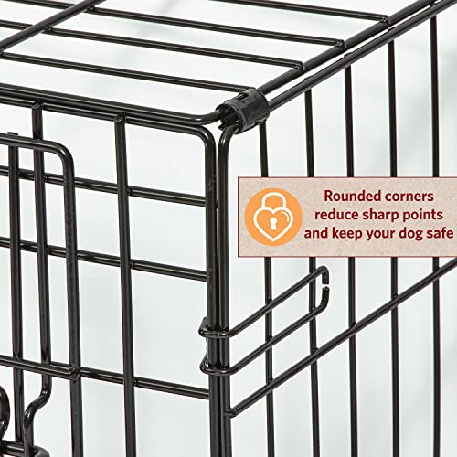 36-Inch Folding Dog Crate with Double Door Y290279