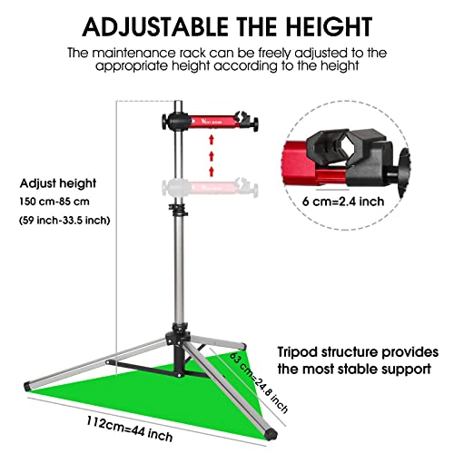 Adjustable Foldable Bike Repair Stand with Quick Release Q94177