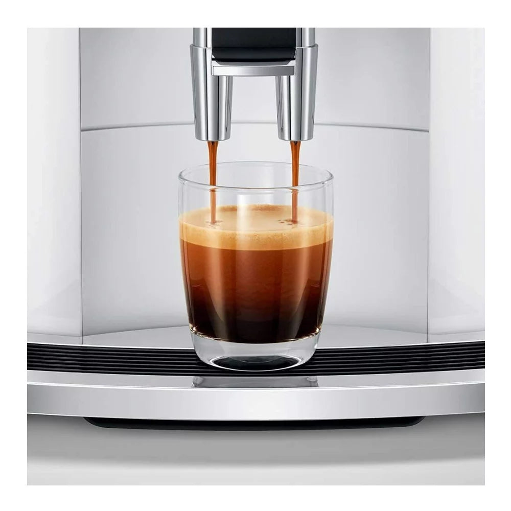 Piano White Automatic Espresso Machine with Glass Milk Container L13907