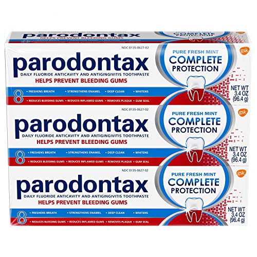 3.4 oz x 3 Pure Fresh Mint Toothpaste I8457