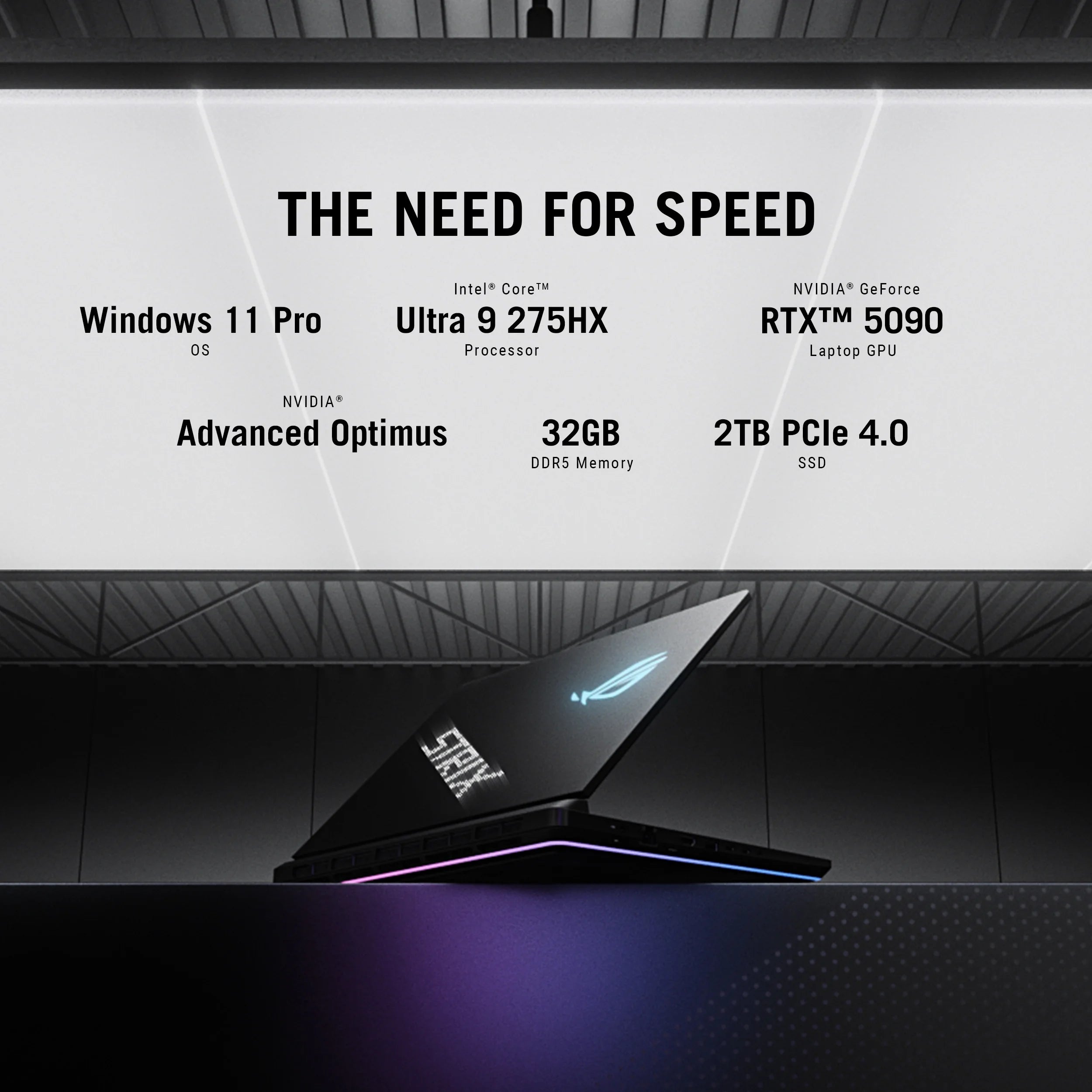 18in 240Hz Mini LED WQXGA Gaming Laptop J2772