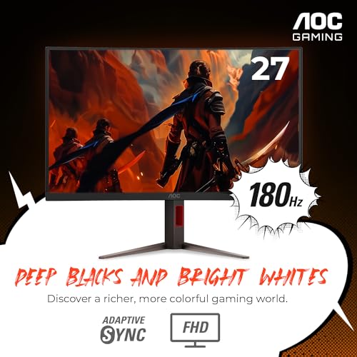 24" Full HD IPS Gaming Monitor, 180Hz 1ms I295707