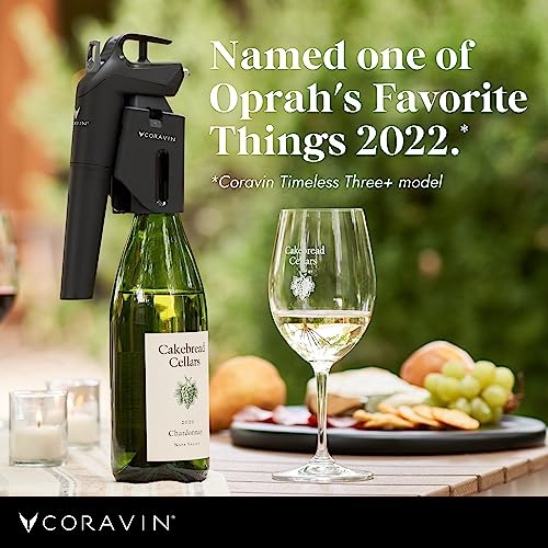 Black Wine Preservation System with 2 Argon Gas Capsules Q95273