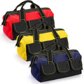 3 Pack 13 Inch Tool Bag with Waterproof Base, Heavy Duty Tool Storage Bag Organizer, 5 Pockets Z31874