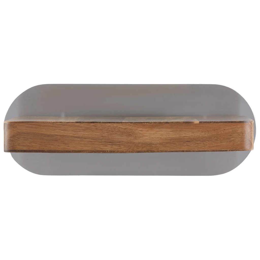 10 in Magnetic Acacia Wood Knife Block Q789