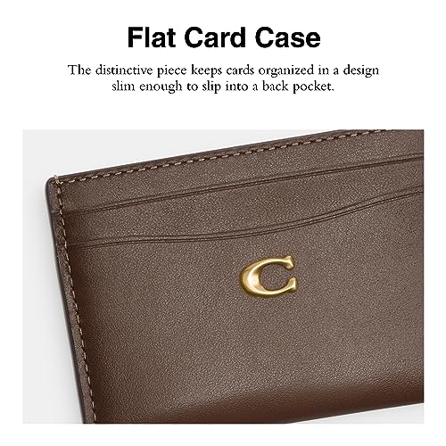 Dark Stone Calf Leather Card Case A875254