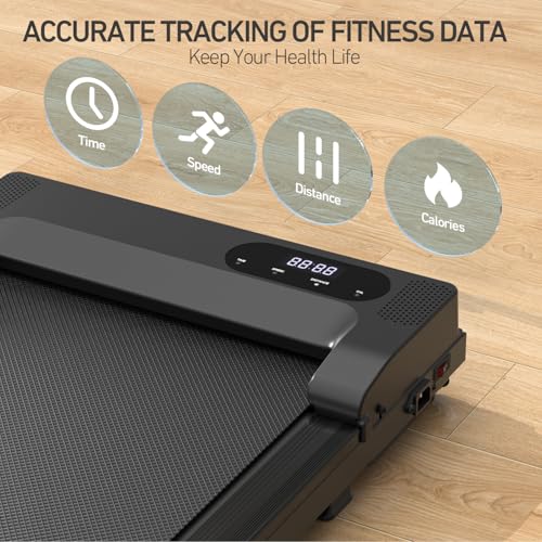 Under Desk Portable Walking Treadmill with Remote Control LED Display B90473