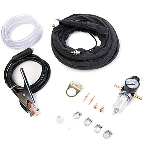 50Amp Air Plasma Cutter, 1/2x22 inch Cut 110V/220V Input Dual Voltage V698325