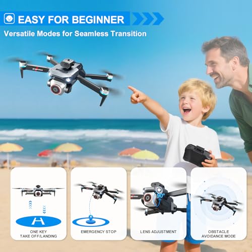Drone With Camera 4k Wifi Fpv Foldable Under 249g 2 Batteries D436