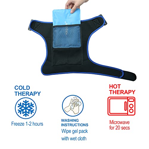 Shoulder Brace Gel Ice Pack G10808