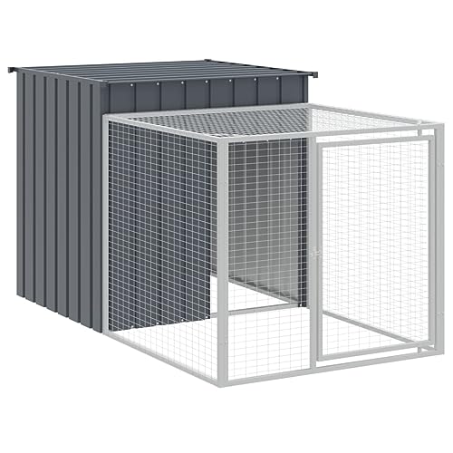 Galvanized Steel Chicken Cage with Extended Run E35298