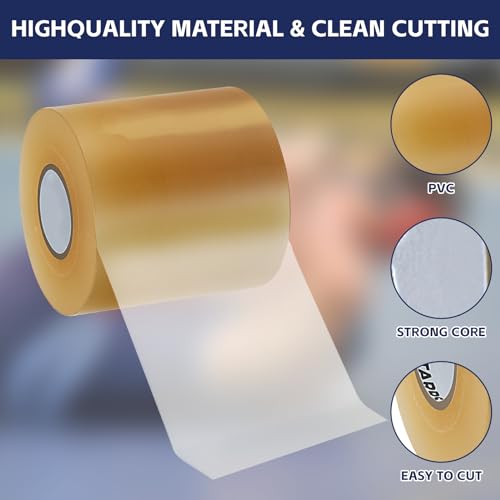 6 Rolls 4" x 108' PVC 7 Mil Seam Cover Tape N208996