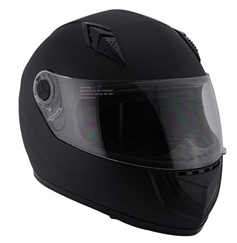 Matte Black Full Face Helmet Y12462