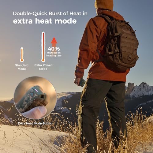 IP56 Waterproof Rechargeable 10000mAh Hand Warmer with Torchlight W37701