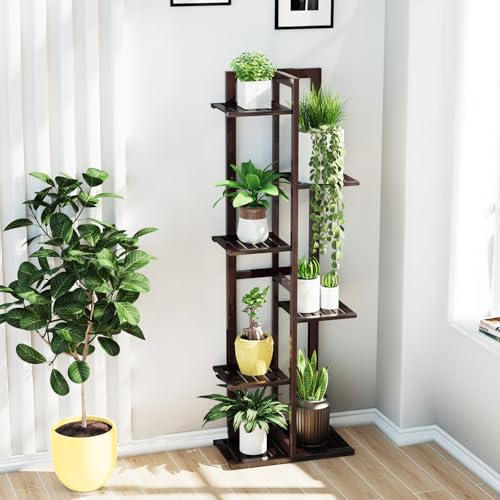 Bamboo 6 Tier Plant Stand U1548