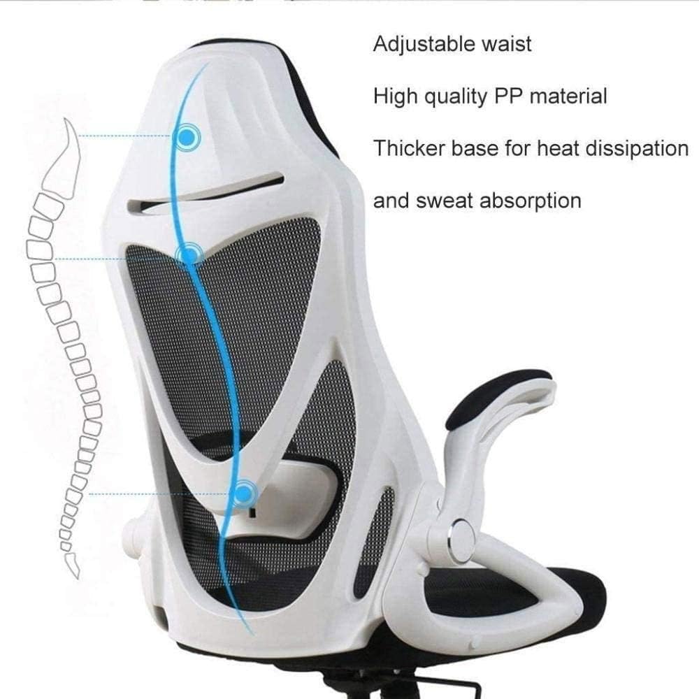 Ergonomic Office Desk Chair with Adjustable Armrest, Lumbar Support, Headrest and Breathable Mesh J66402