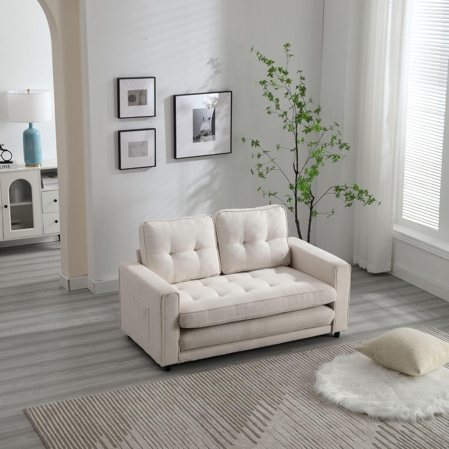 Dark Gray Velvet Sofa Z453261