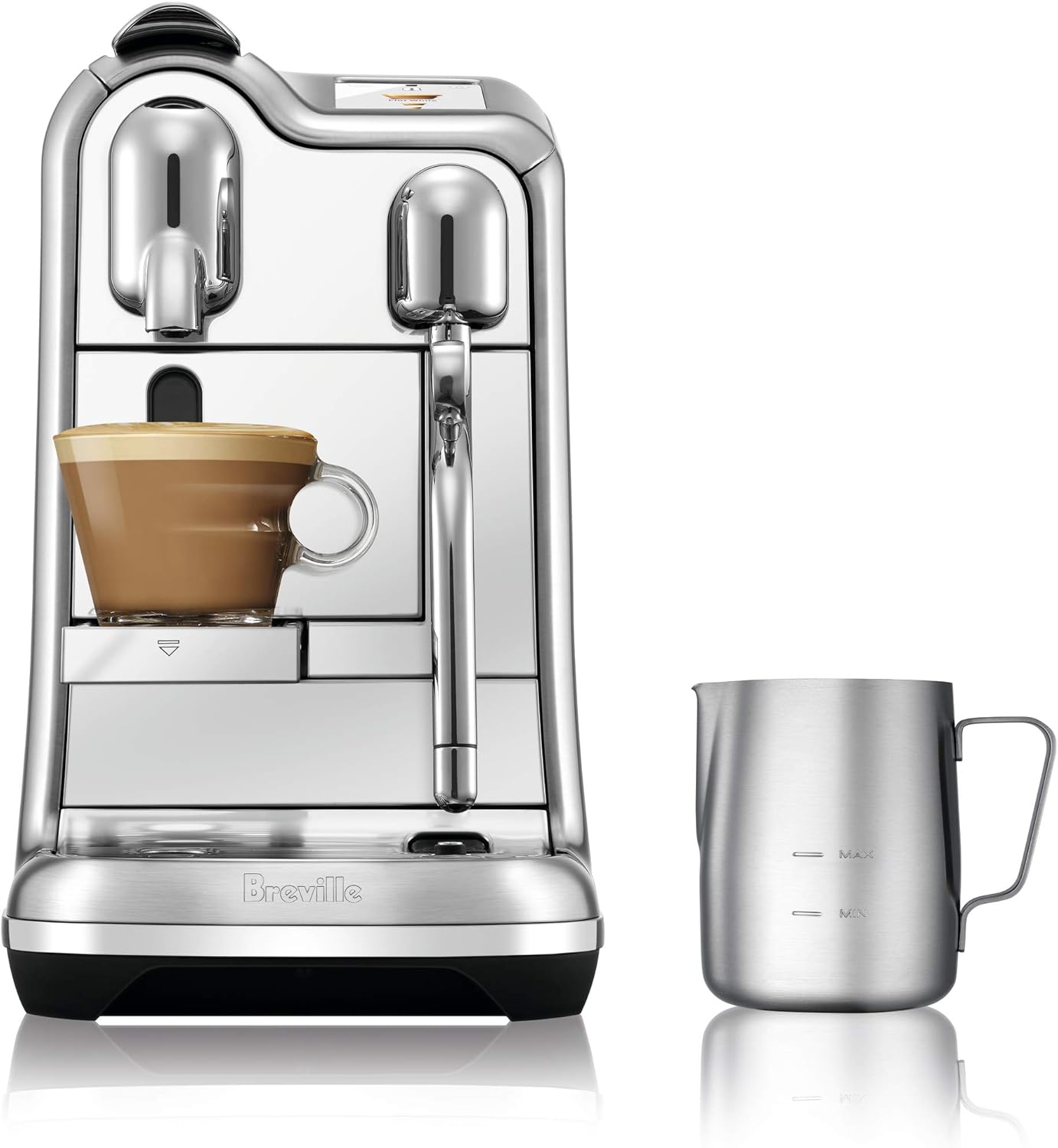Brushed Stainless Steel Nespresso Machine T679
