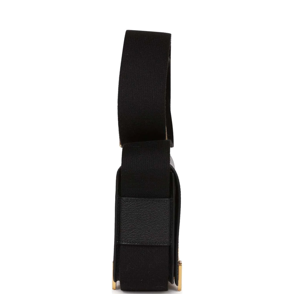 Black Chevre Gold Hardware Geta U8660