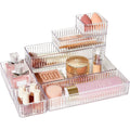 7 PCS Clear Acrylic Drawer Organizer Bins R1828