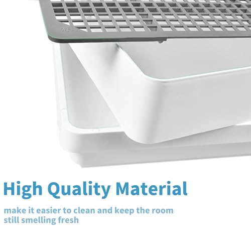 Rabbit Large Litter Box with Toilet Tray, 15x12x3 Inches R185