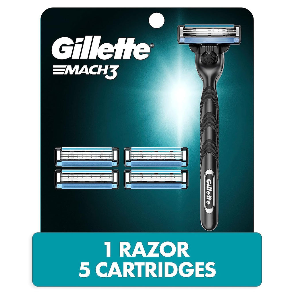 Mach3 Razor Handle + 5 Blade Refills O19361