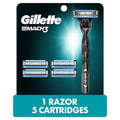 Mach3 Razor Handle + 5 Blade Refills O19361